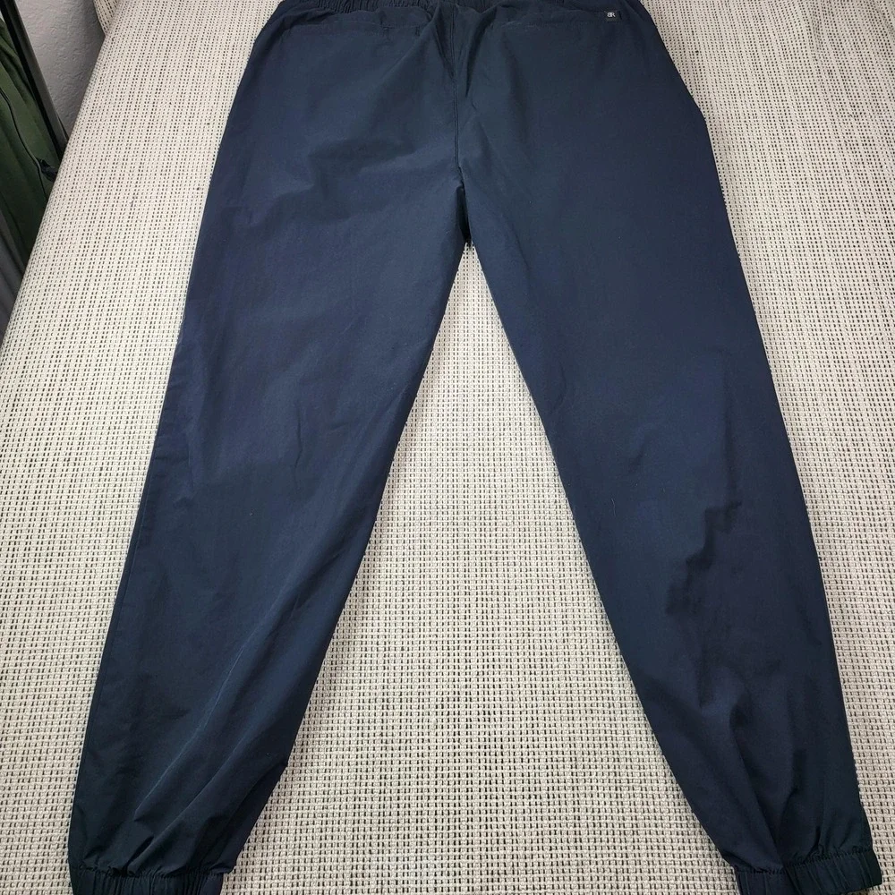 Banana Republic Jogger Pants Mens 36x29 Blue Elastic‎ Waist Cuffed Casual